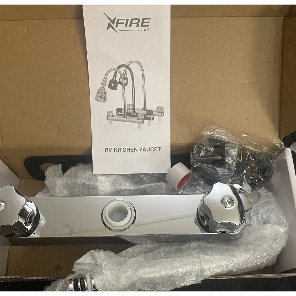 Fire Gear RV Kitchen Faucet Chrome 8